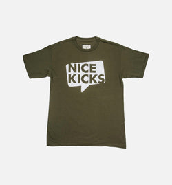 NICE KICKS ESSENTIALS 0116GRNWHT
 Nice Kicks Classic Shirt - Olive/White Image 0