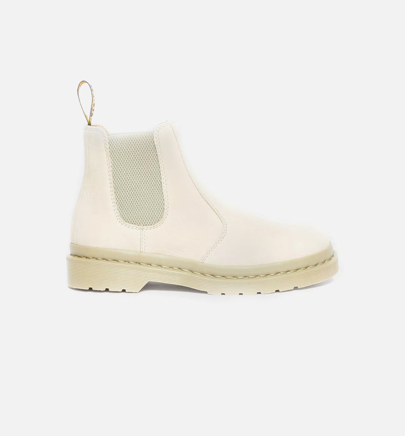 2976 Mono Milled Nubuck Leather Chelsea Mens Boots - Beige
