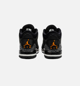 Air Jordan 3 Retro Fear Grade School Lifestyle Shoe - Night Stadium/Total Orange