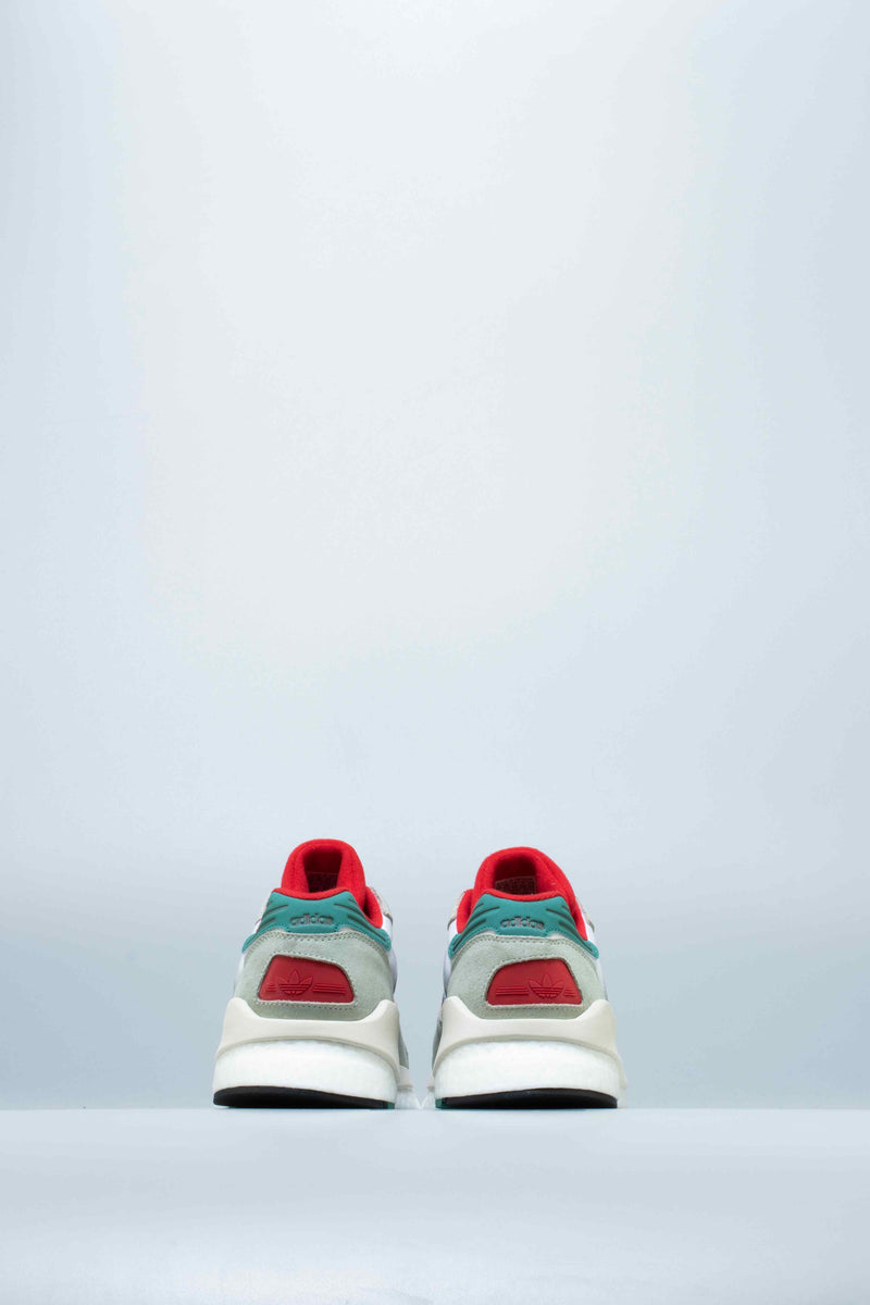 EQT ZX Mens Shoe - White/Grey/Red/Teal