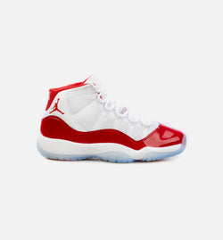 JORDAN 378038-116
 Air Jordan 11 Retro Cherry Grade School Lifestyle Shoe - White/Red Limit One Per Customer Image 0