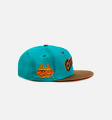 San Francisco Giants 59FIFTY Mens Fitted Hat - Teal Blue/Brown
