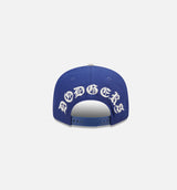 Los Angeles Dodgers Backletter Arch 9FIFTY Snapback Mens Hat - Blue