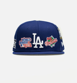 NEW ERA 60180959
 Los Angeles Dodgers 59Fifty World Champs Mens Hat - Blue Image 0