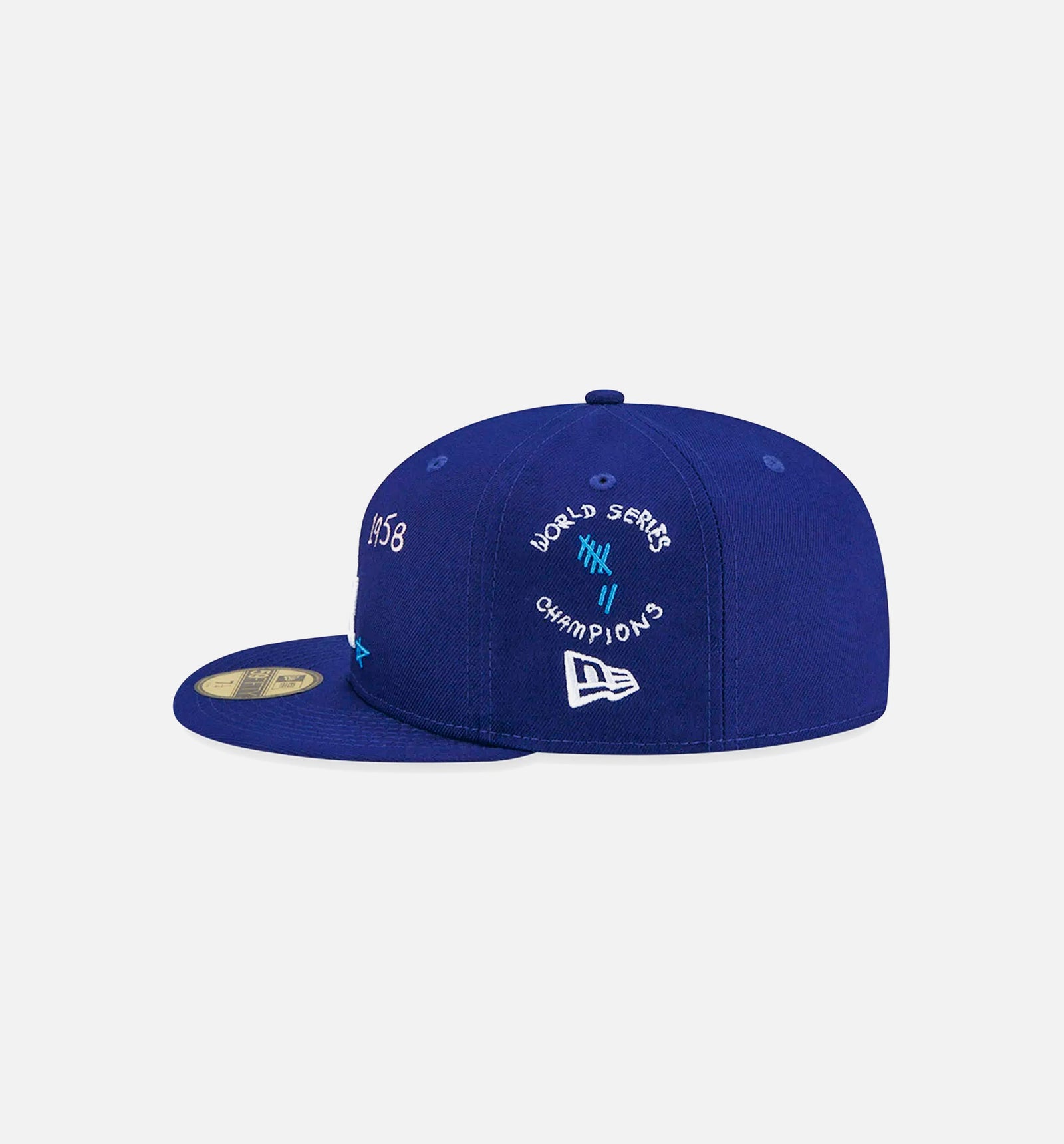 New Era 60243713 Los Angeles Dodgers Scribble 59Fifty Fitted Cap