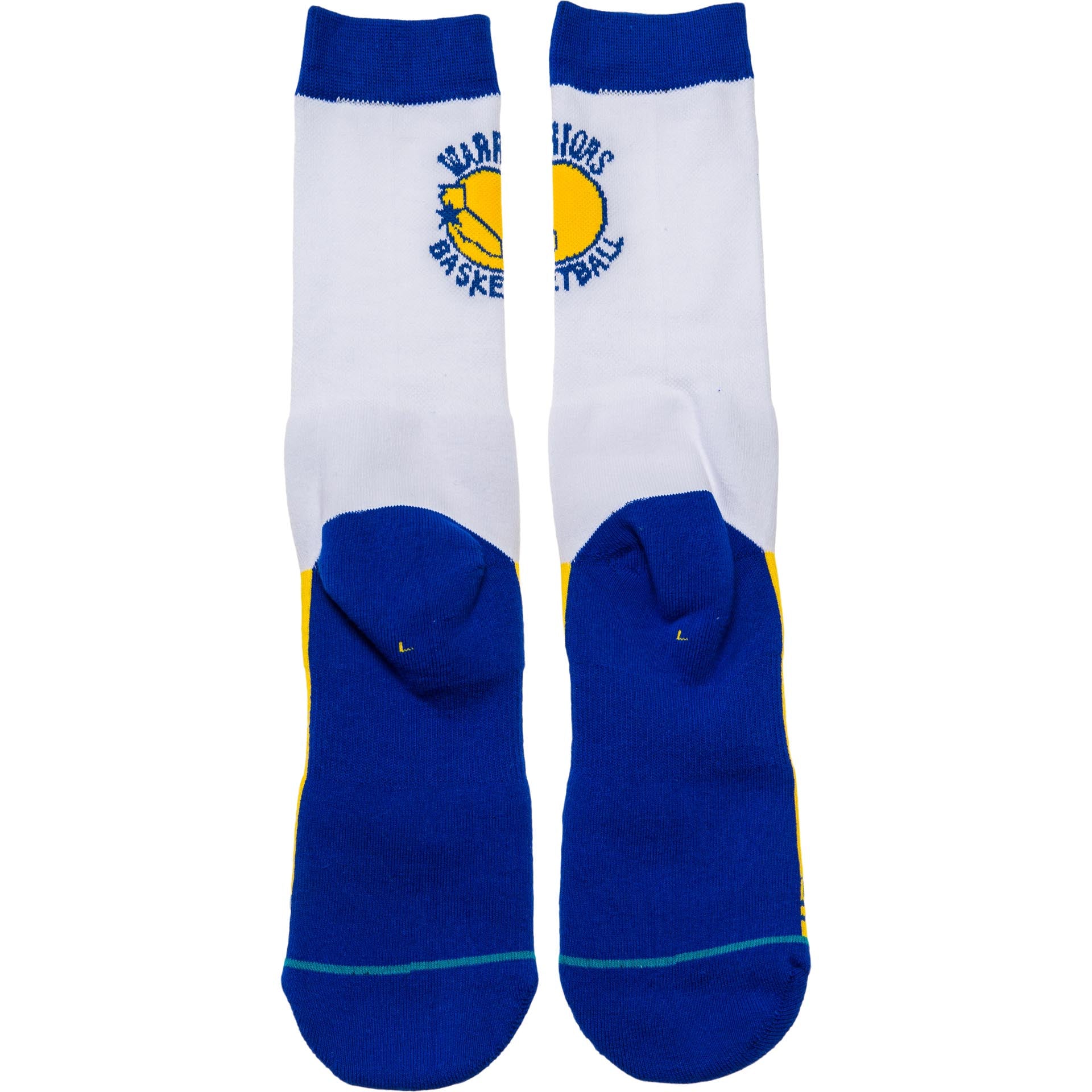 golden state warriors dress socks Men's Rock Em Socks Golden State Warriors Herringbone Dress Socks
