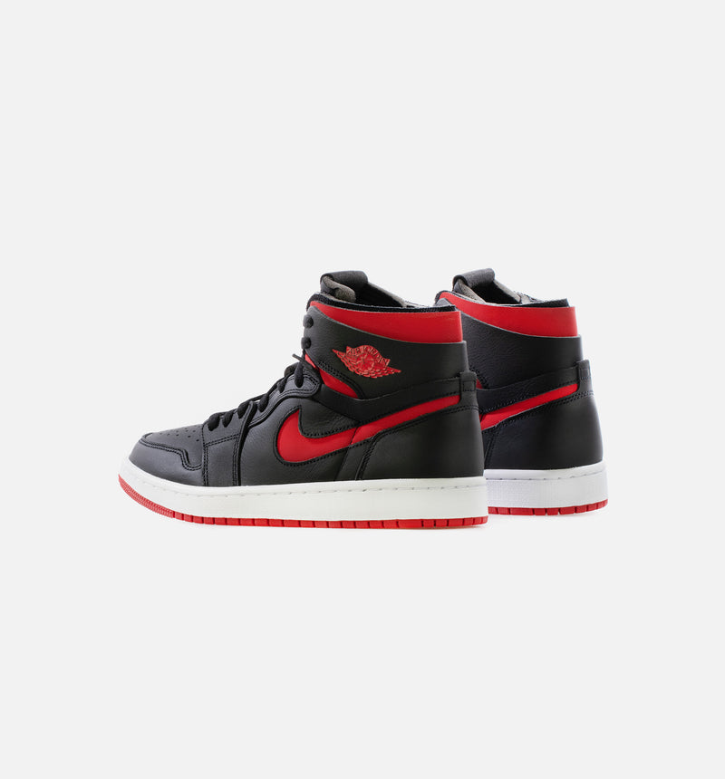 Air Jordan 1 Zoom CMFT Bred Womens Lifestyle Shoe - Black/University Red/White