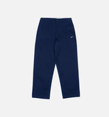 Unlined Cotton Chino Mens Pants - Blue
