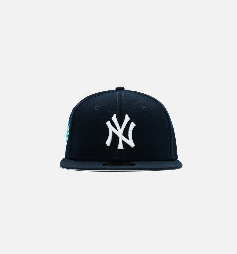 New York Yankees Cloud Icon 59Fifty Fitted Cap Mens Hat - Navy Blue