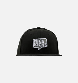 NEW ERA 70358503
 New Era X Nice Kicks 'Nice Angeles' Hat - Black/Silver Image 0