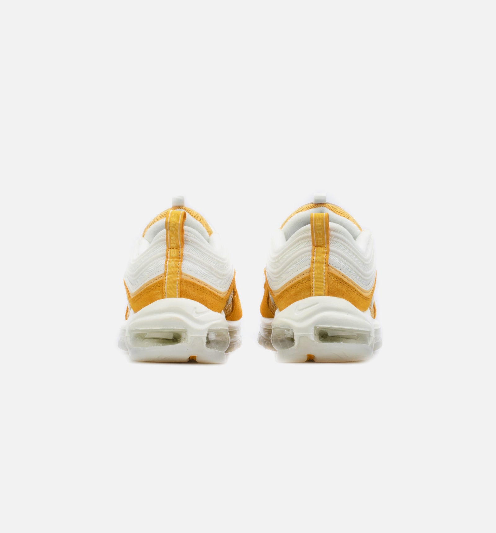 Nike air max '97 - men's white/dynamic yellow/evergreen leather best sale