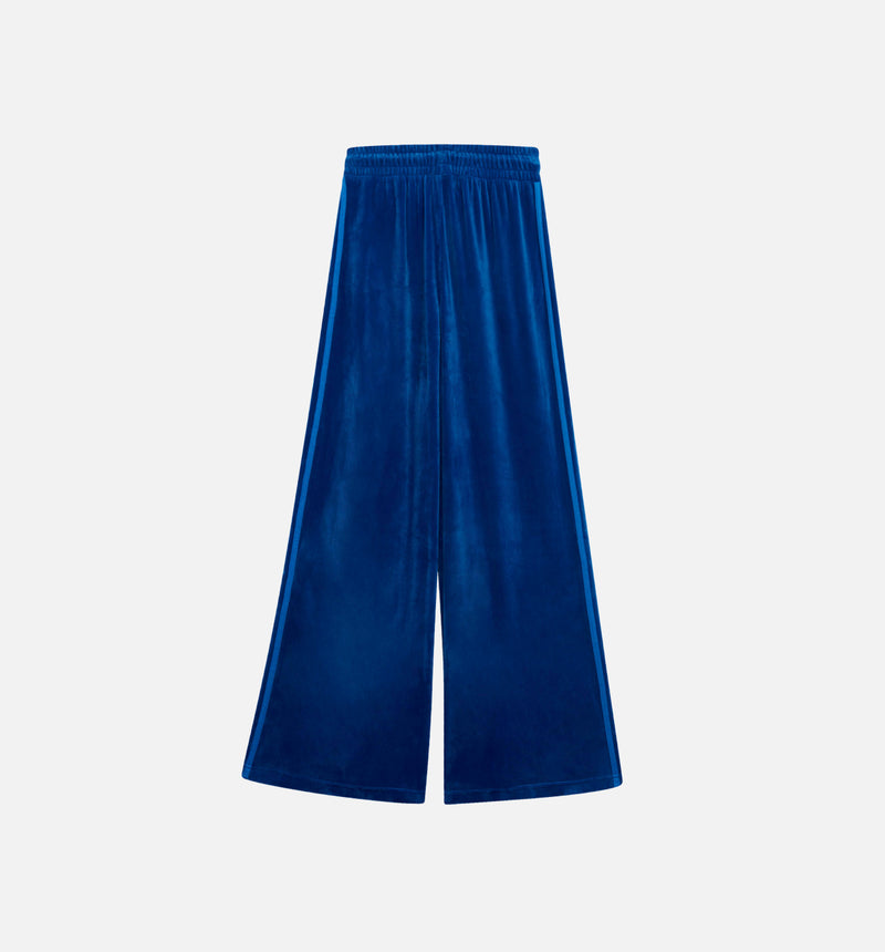 Jeremy Scott Velour Track Pant Womens Pants - Blue