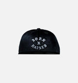 New Era X Born and Raised Velour Rocker Fitted Hat - Black