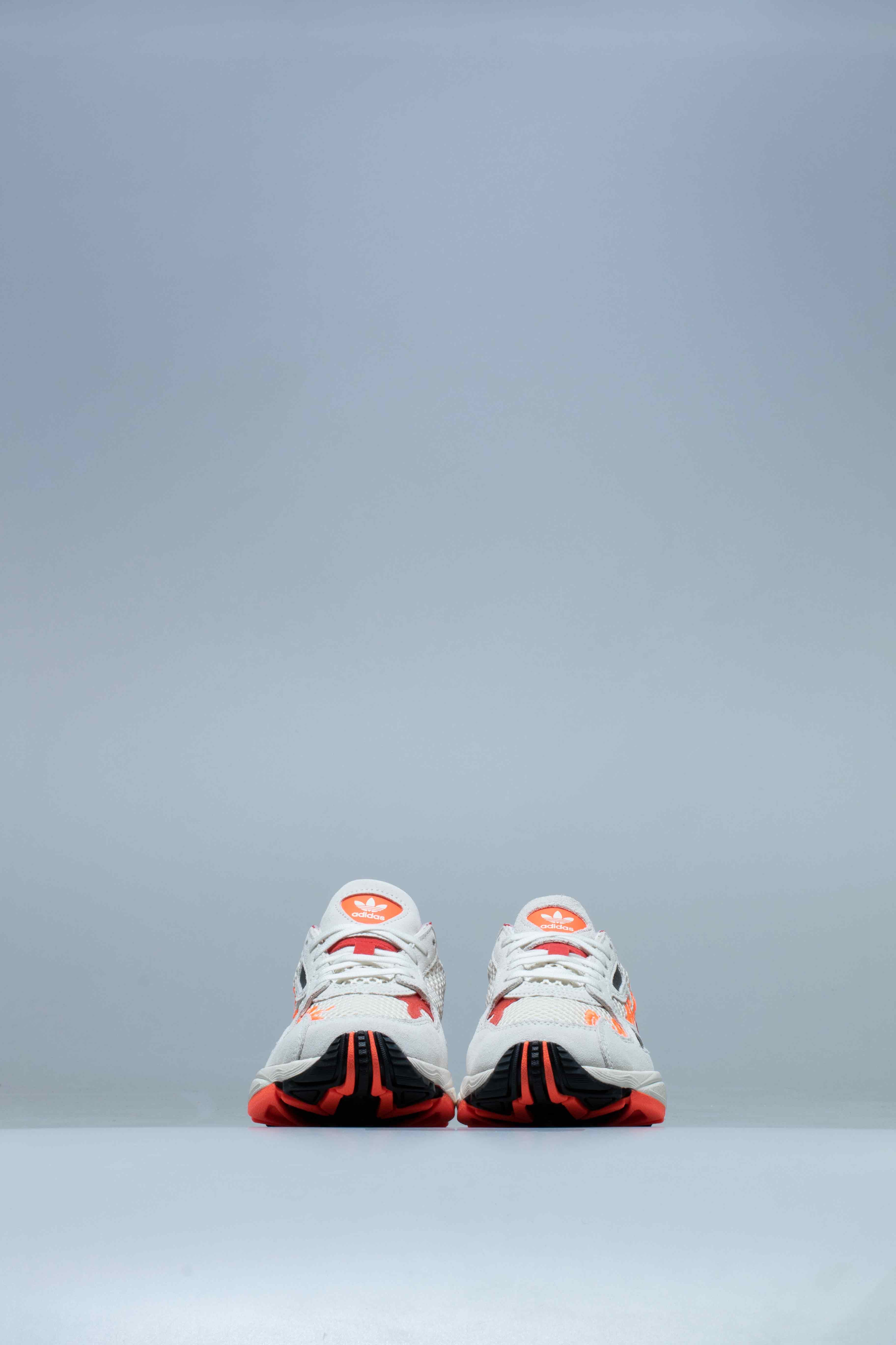 Adidas Consortium G28914 Fiorucci Falcon Womens Shoe - Off White/Red/Solar Orange ShopNiceKicks.com Adidas Consortium G28914 Fiorucci Falcon Womens Shoe - Off White/Red/Solar Orange ShopNiceKicks.com