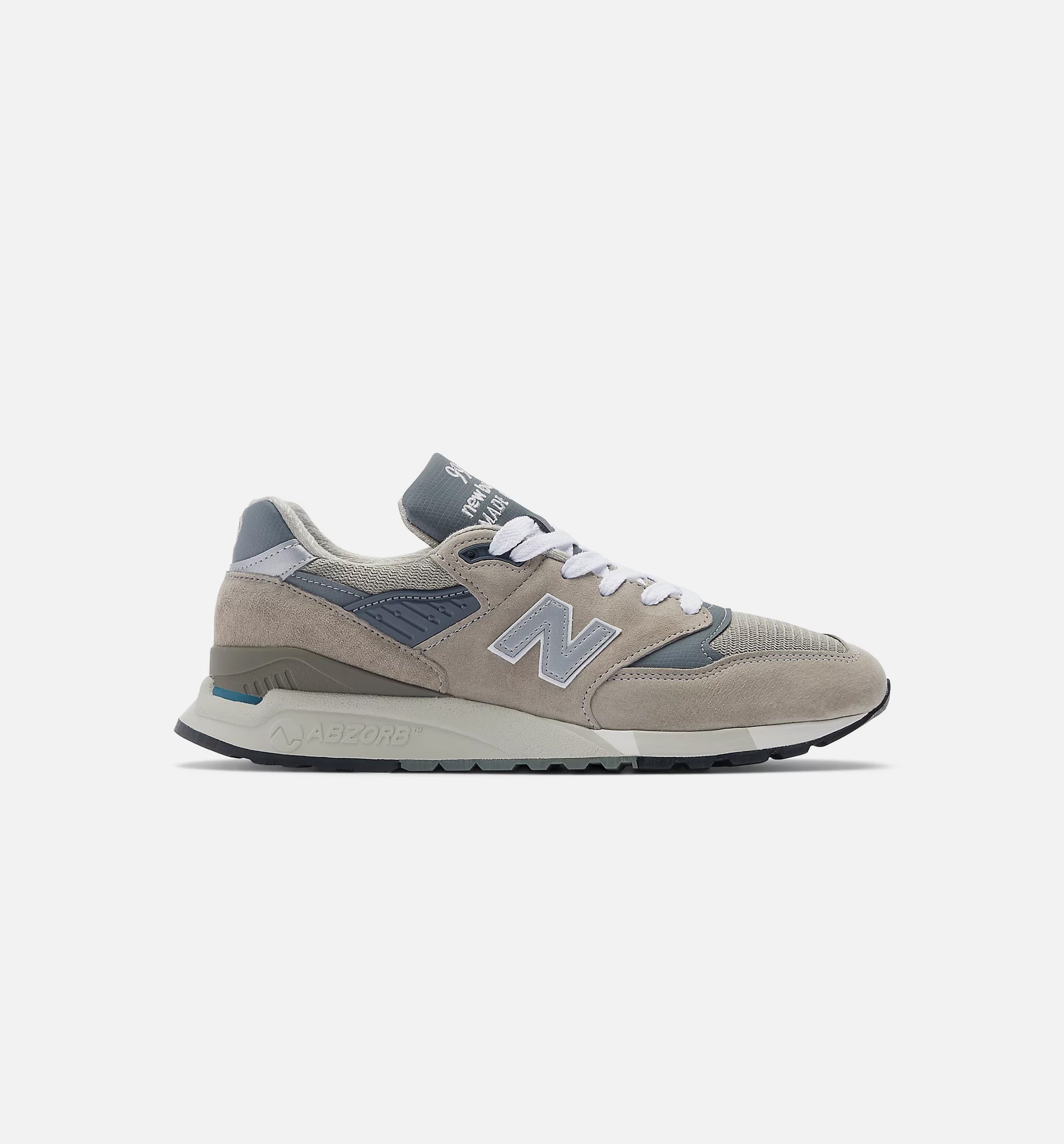 New Balance U998GR Made in USA 998 Core Mens Lifestyle Shoe - Grey ...