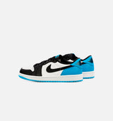 Air Jordan 1 Low OG Powder Blue Mens Lifestyle Shoe - Black/Blue Limit One Per Customer