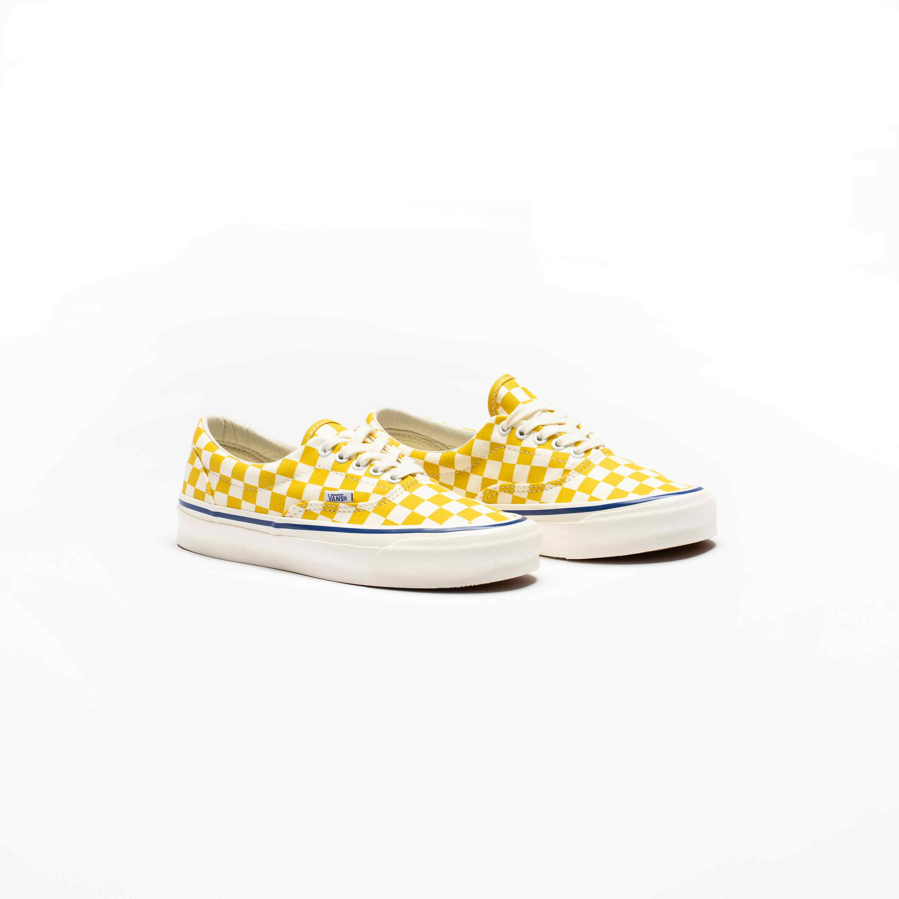 Lv yellow ochre checkerboard vans #vans - Depop