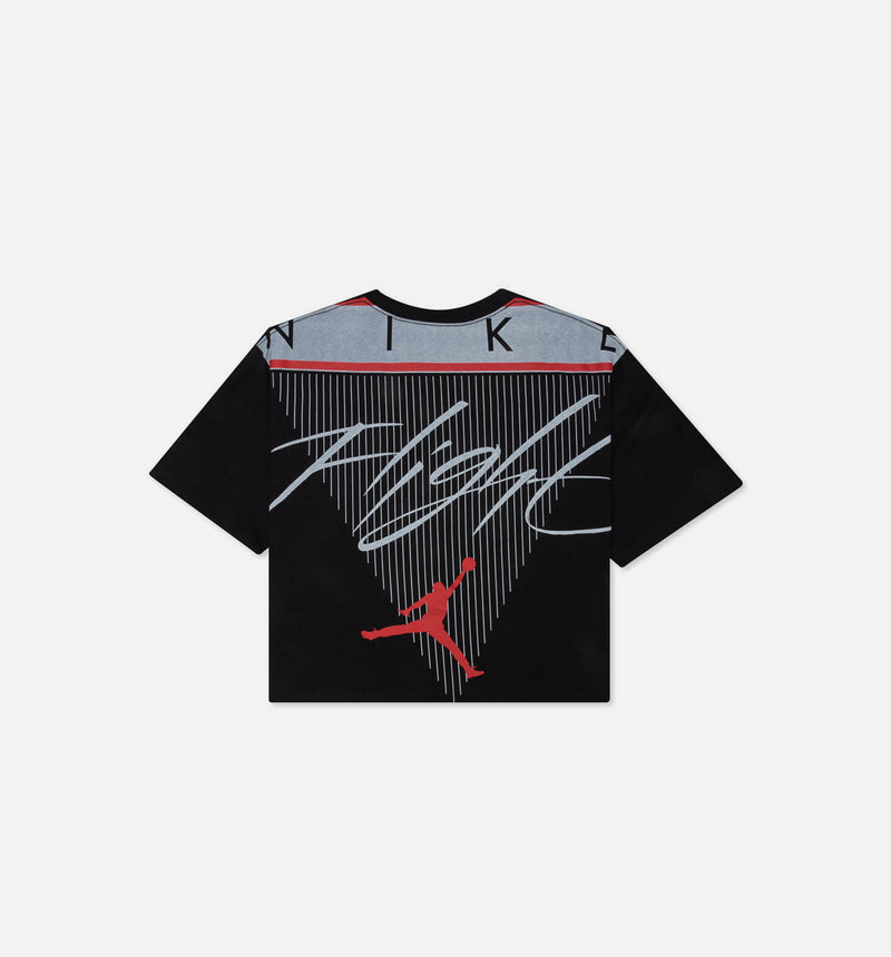 Essential Flight Womens T-Shirt - Black/Red