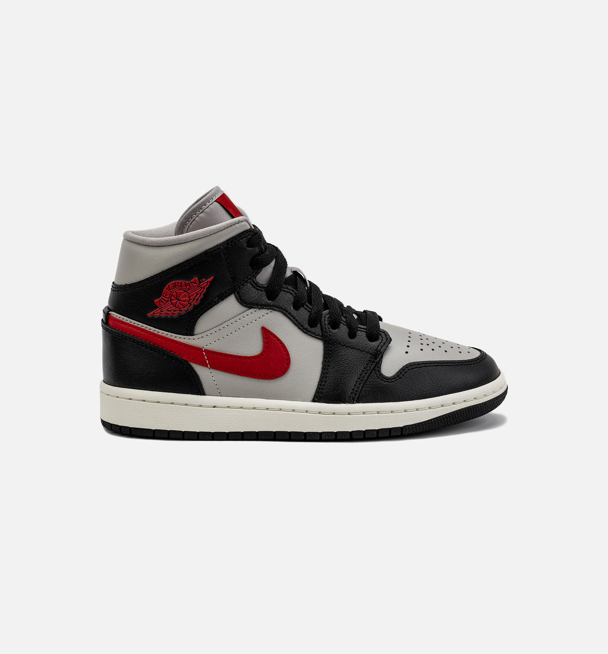 シューズ(女性用) JORDAN 1 MID GS BLACK,CHILE RED,WHITE Jordan 1 Mid Gym Red Black W for sale - eBay