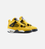 Air Jordan 4 Retro Lightning Mens Lifestyle Shoe - Tour Yellow/White/Dark Blue Grey Limit One Per Customer