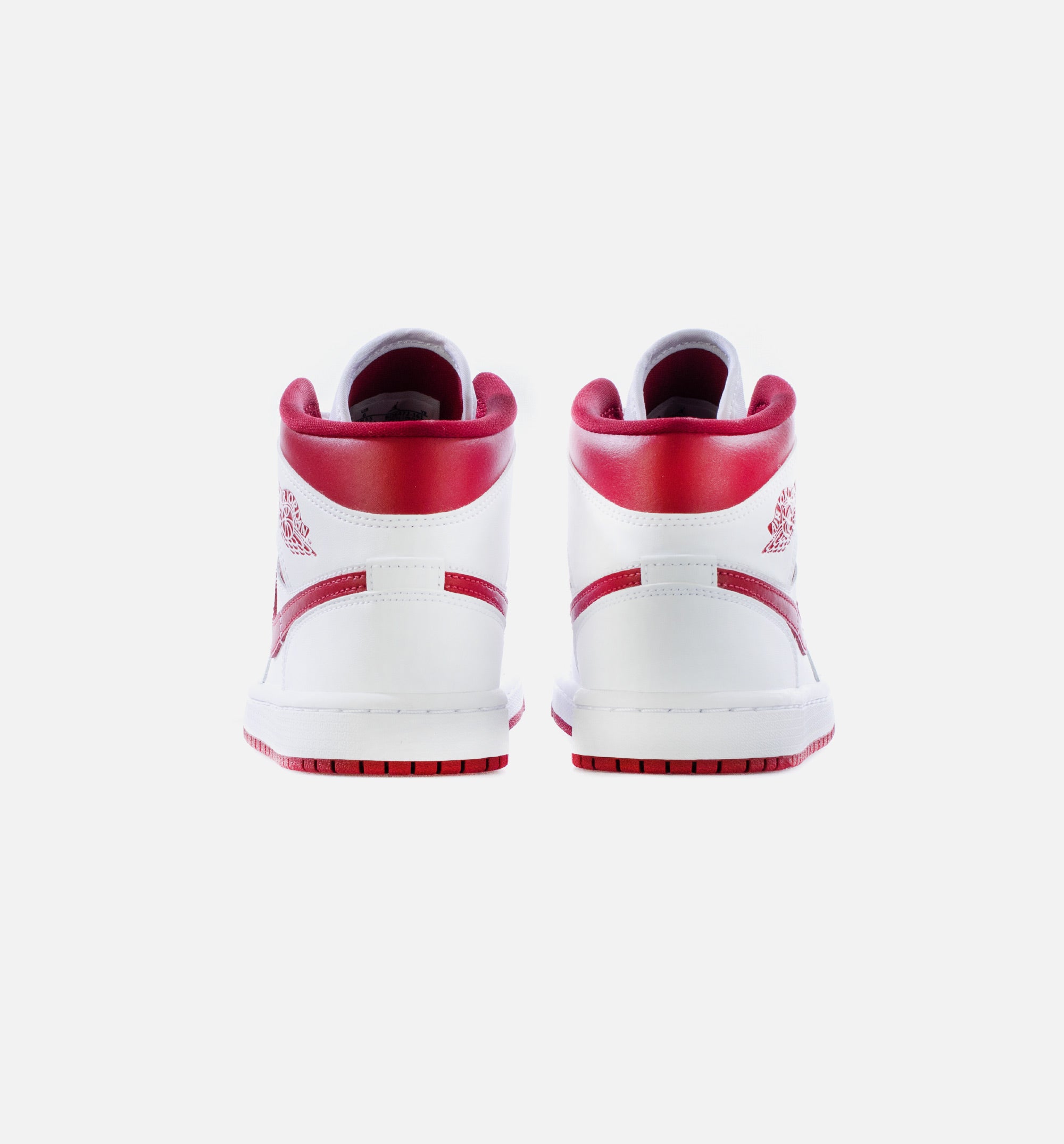 Jordan BQ6472-161 Air Jordan 1 Mid Red Toe Womens Lifestyle Shoe