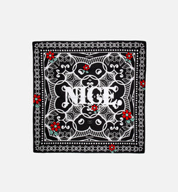 NICE KICKS PREMIUM SS21-008-BLK
 Nice Day Silk Scarf - Black Image 0