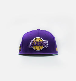 NEW ERA 11571444
 Nice Kicks X New Era Los Angeles Lakers NBA Mens Fitted Hat - Purple/Purple Image 0