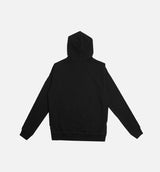 Chenille Mens Hoodie - Black/Black