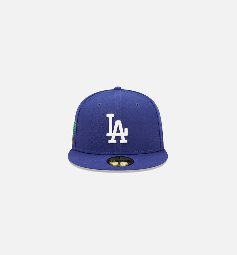 Los Angeles Dodgers Cloud Icon 59Fifty Fitted Hat Mens Hat - Blue