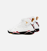 Air Jordan 7 Retro Cardinal Preschool Lifestyle Shoe - White/Red
