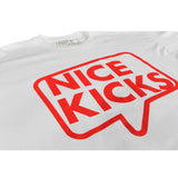 Nice Kicks Classic Outline Tee - White/Red