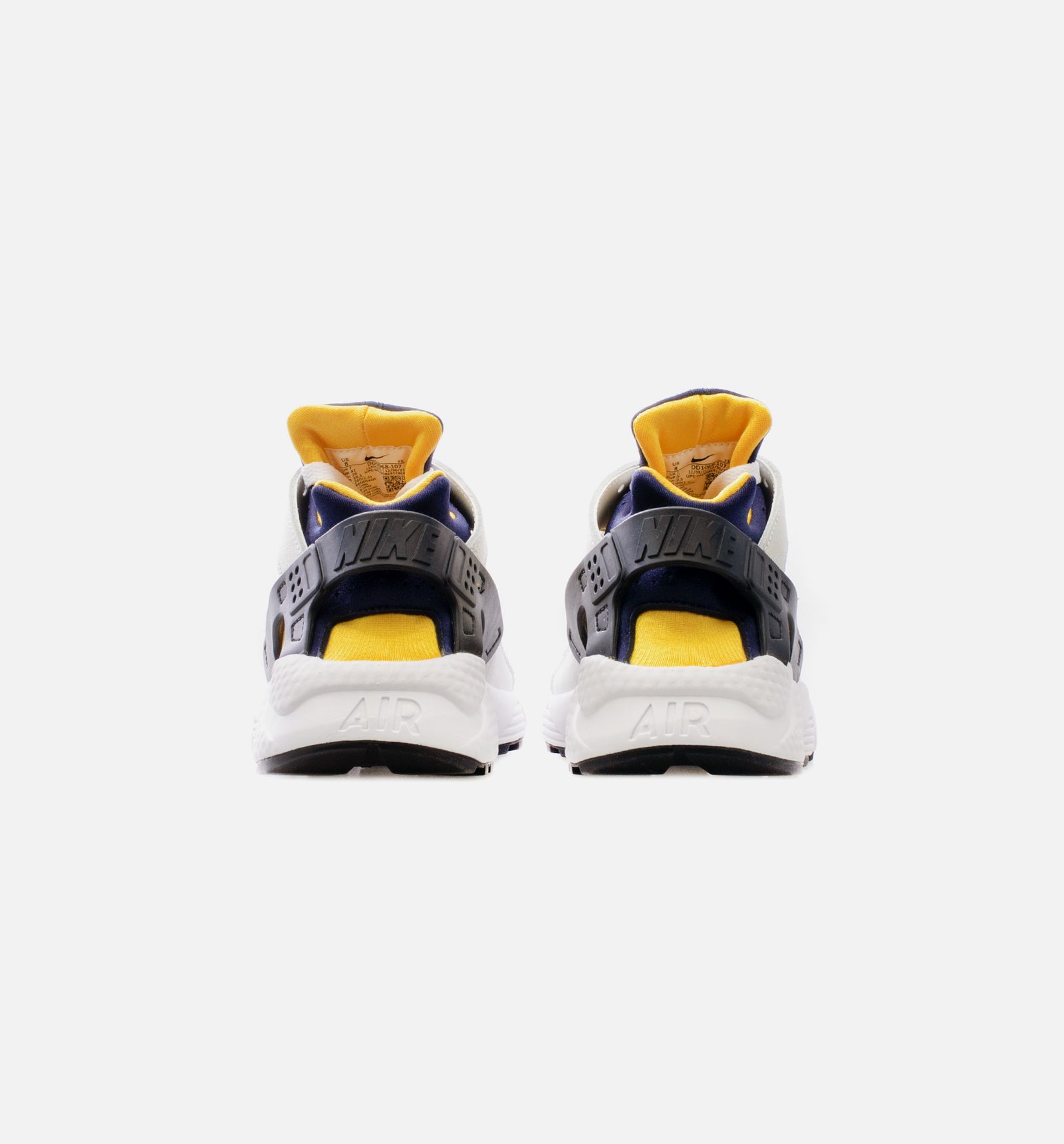 Nike huarache yellow and white best sale