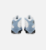 Air Jordan 13 Retro Blue Grey Grade School Lifestyle Shoe - White/Blue Grey/Black/Yellow Ochre