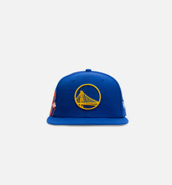 NEW ERA 60243766
 Golden State Warriors Cloud 59Fifty Mens Fitted Hat - Blue Image 0