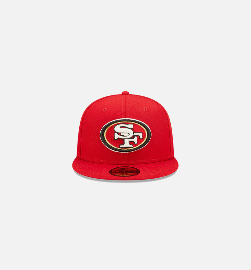 San Francisco 49ers Pop Sweat 59fifty Fitted Hat Mens Hat - Red