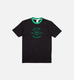 PUMA 53951001
 Rhuigi Graphic Mens Short Sleeve Shirt - Black/Green Image 0