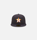 Houston Astros Cloud Icon 59FIFTY Fitted Cap Mens Hat - Navy Blue