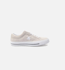 CONVERSE 161577C
 One Star Ox Low Suede Mens Shoes - White/White Image 0