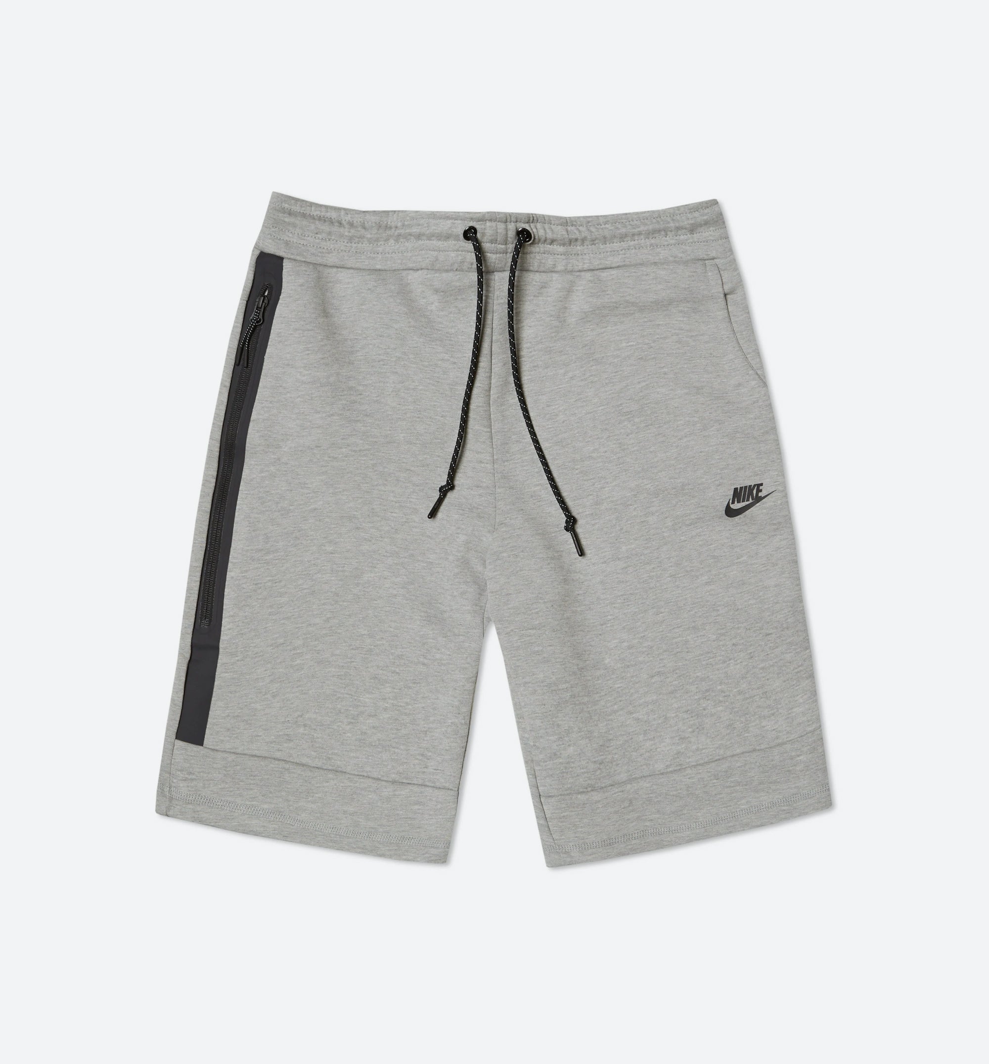 Grey Black Nike Sweat Shorts Tech Fleece Shorts Mens Shorts Grey
