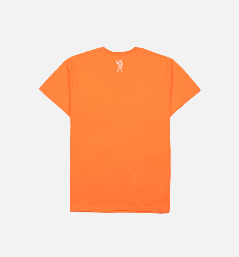 Small Arch Knit Tee Mens Short Sleeve Shirt - Orange