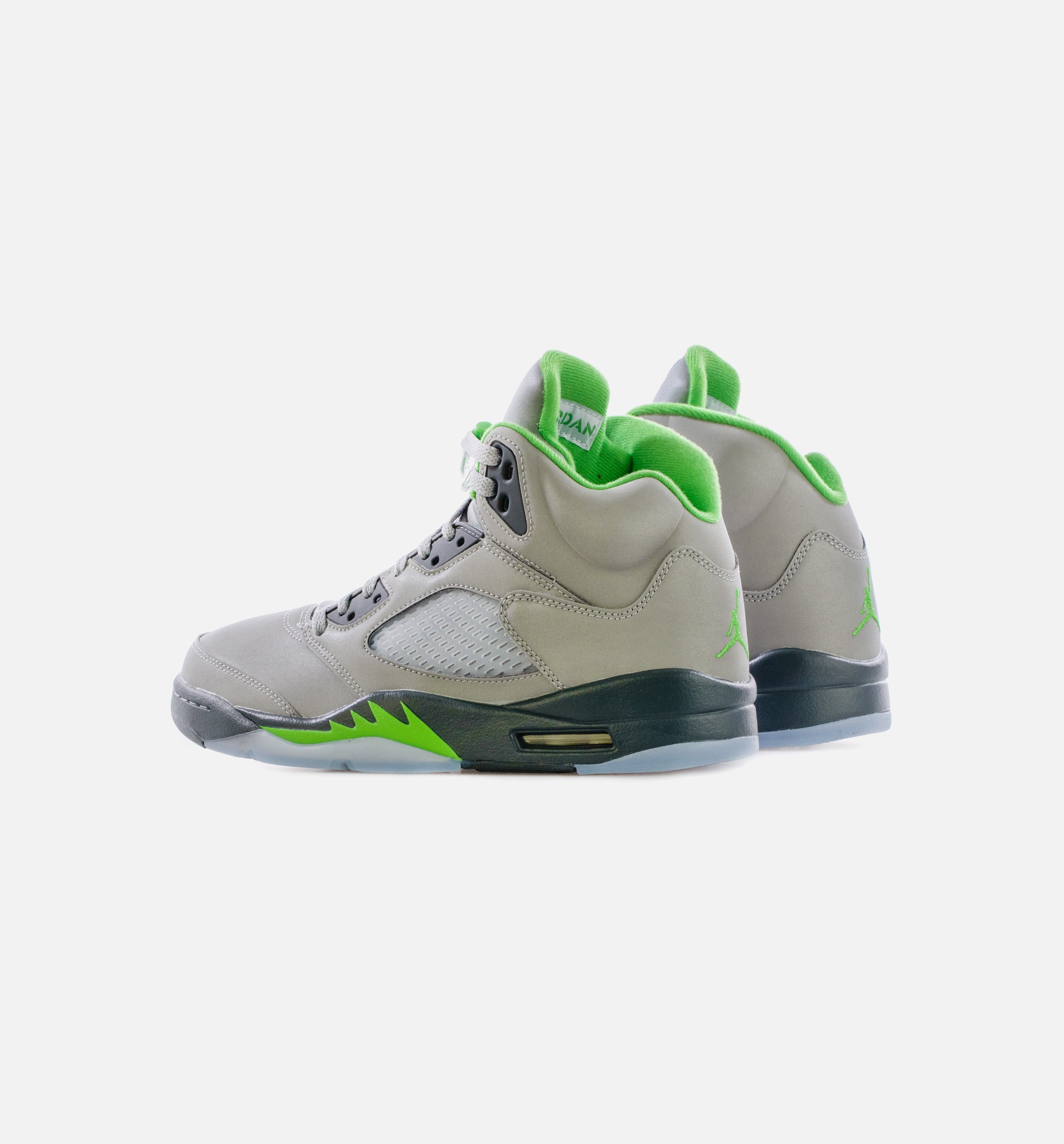 Grey and green sale jordan 5