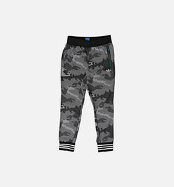 ADIDAS AB7999
 Low Crotch Print Tech Sweatpants - Black/White Camo Image 0