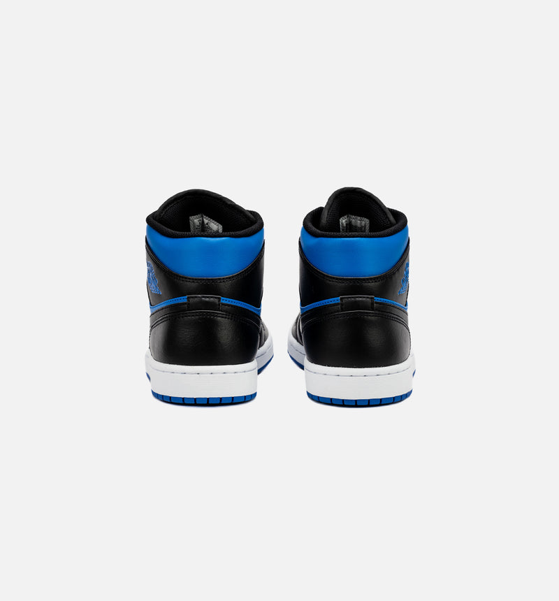 Air Jordan 1 Retro Mid Varsity Royal Mens Lifestyle Shoe - Blue/Black