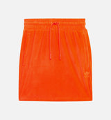 Jeremy Scott Velour Skirt Womens Skirt - Orange