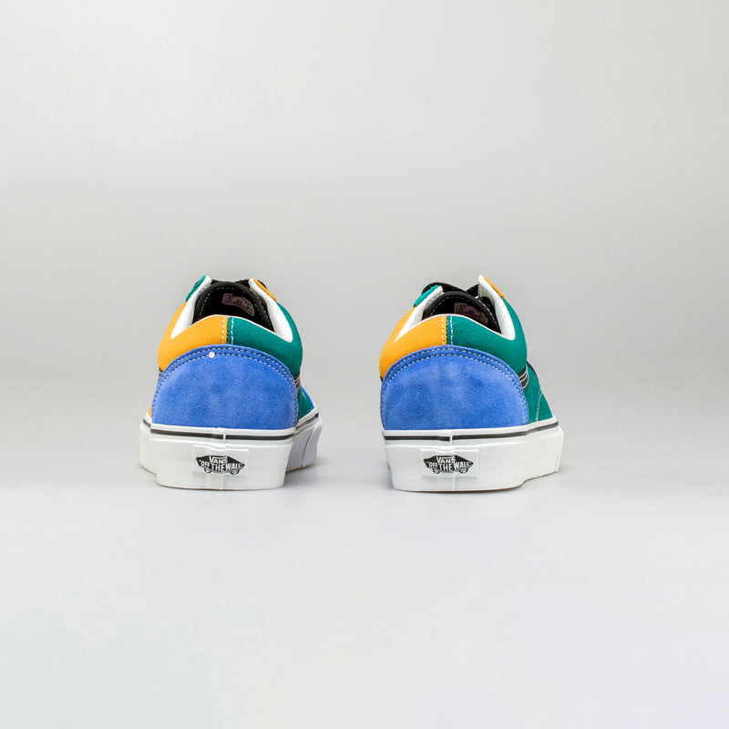 Mix & Match Old Skool Mens Lifestyle Shoe - Yellow/Blue/Green