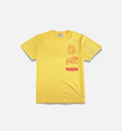 BILLIONAIRE BOYS CLUB 811-6210-GLD
 BB Supernova Short Sleeve Tee Mens T-Shirt - Yellow Image 0