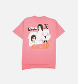 Aqua Net Tee Mens T-Shirt - Pink