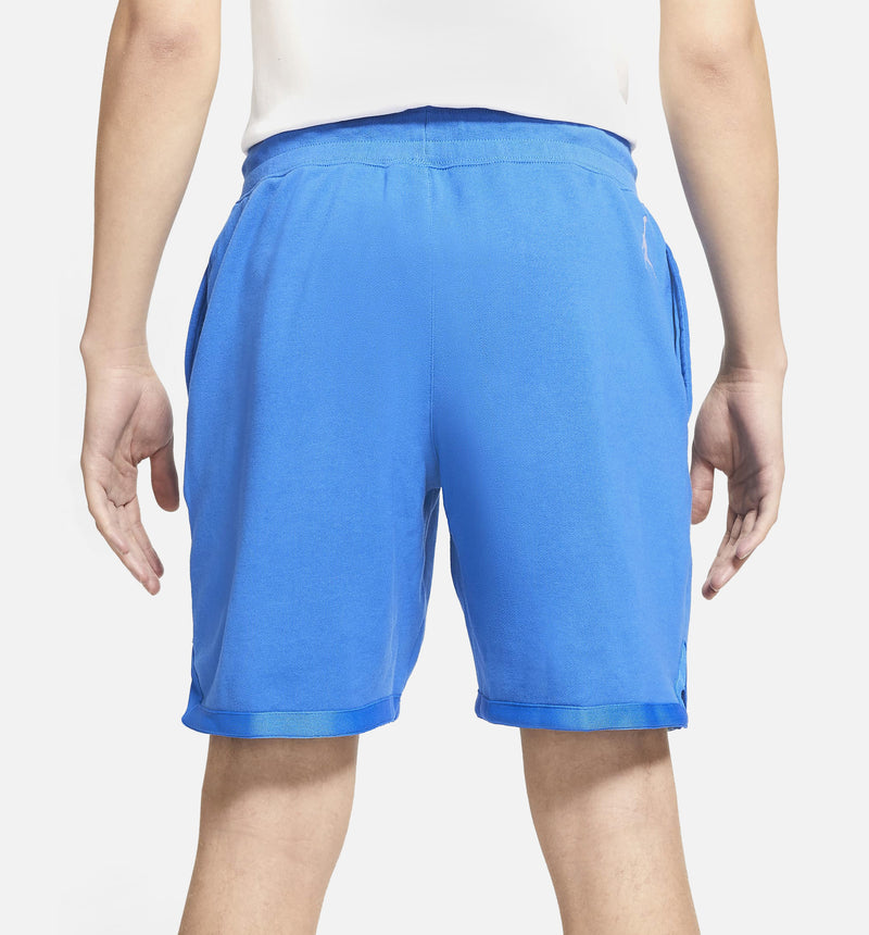 Jumpman Classics Box Logo Fleece Mens Shorts - Blue/Black
