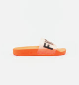 adidas X Fiorucci Adilette Womens Slides - Solar Orange/Solar Gold/Black/Red