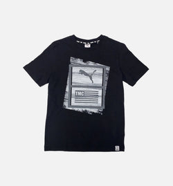Puma X TMC Hussle Mens T-Shirt Black/White - Main Image